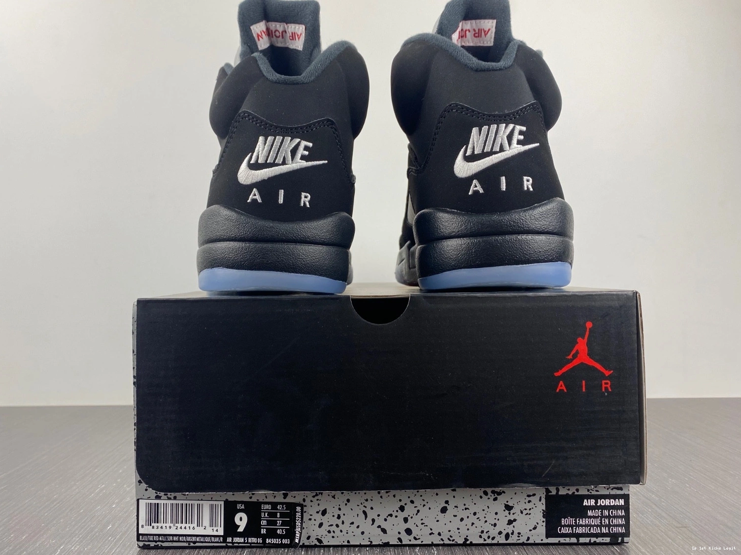 Jordan Retro - Black Metallic 845035-003 (2016) 5 0131